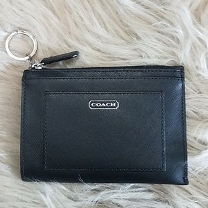 Coach cardholder with keychain